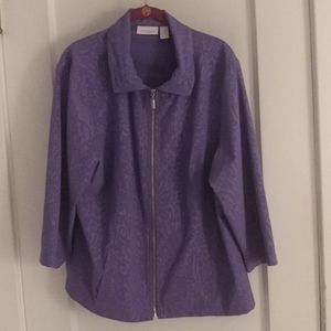 Chico's Women's Purple Lounge Jacket(L)& Pants(M)